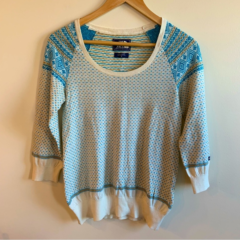 NORTH FACE nordic sweater ..
